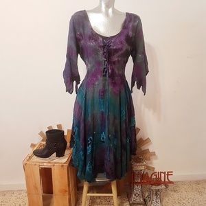 Tie dye dress